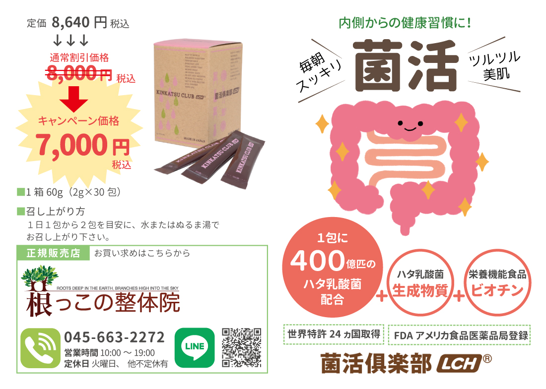 菌活倶楽部 3箱 (90包) 